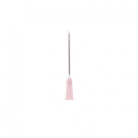 Aguja Desechable 18 G x 38 mm Rosa