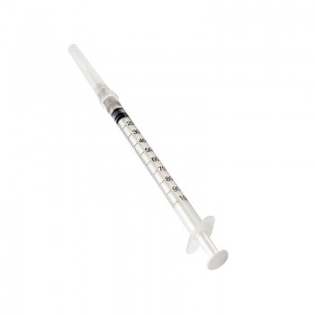 Jeringa Desechable 1 ml 27 G x 13 mm Insulina Desmontable 25 Piezas