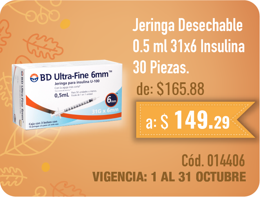 Jeringa Desechable 0.5 ml 