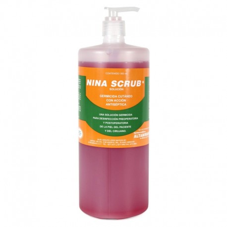 SOLUCION JABON NINA SCRUB CON DOSIFICADOR 950ML