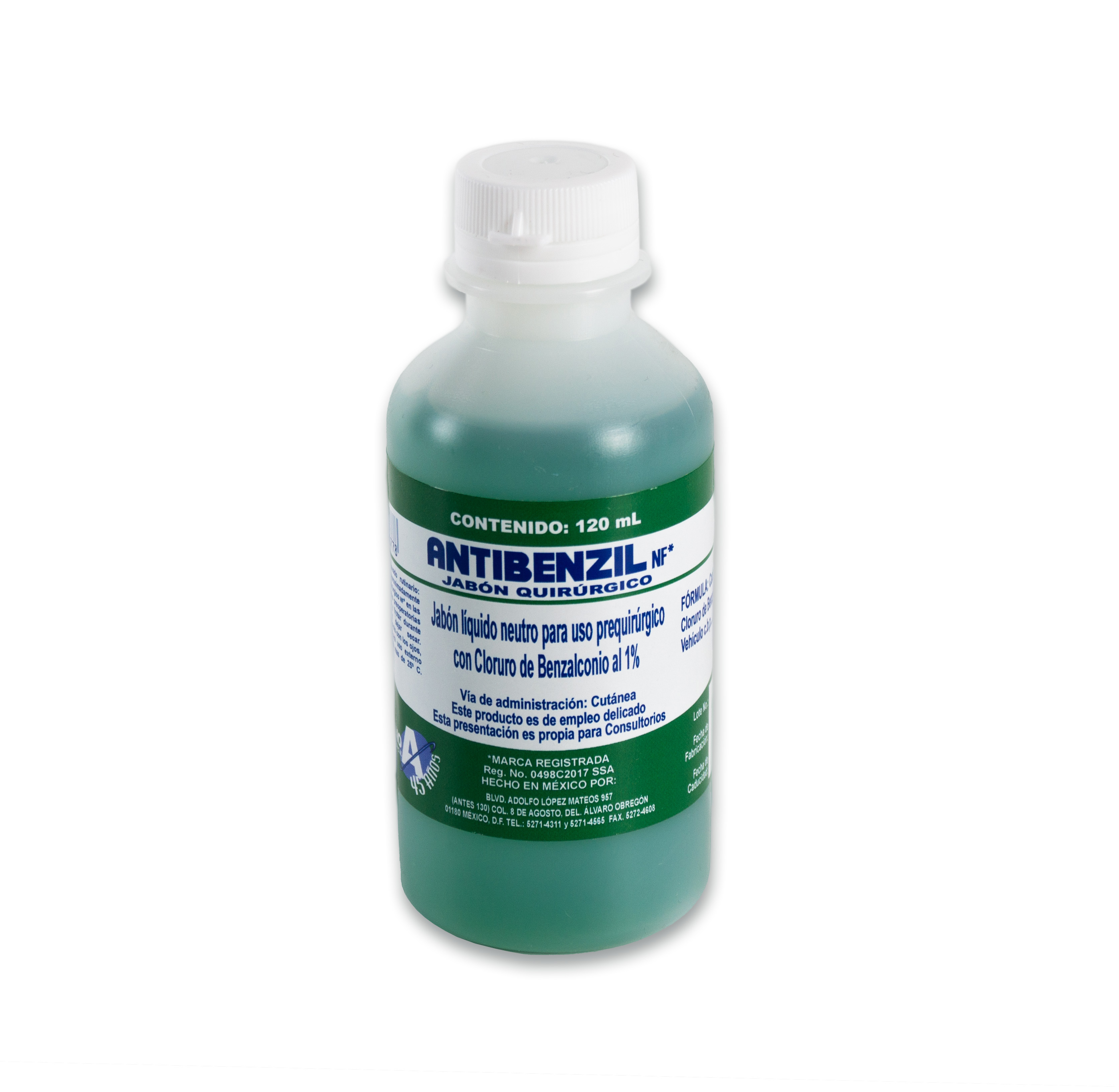 SOLUCION JABON QUIRURGICO NEUTRO ANTIBENZIL 120 ML