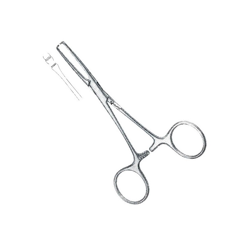 PINZA ALLIS P/TEJIDO PETIT 4X5 DIENTES 13.3CM ACERO INOX