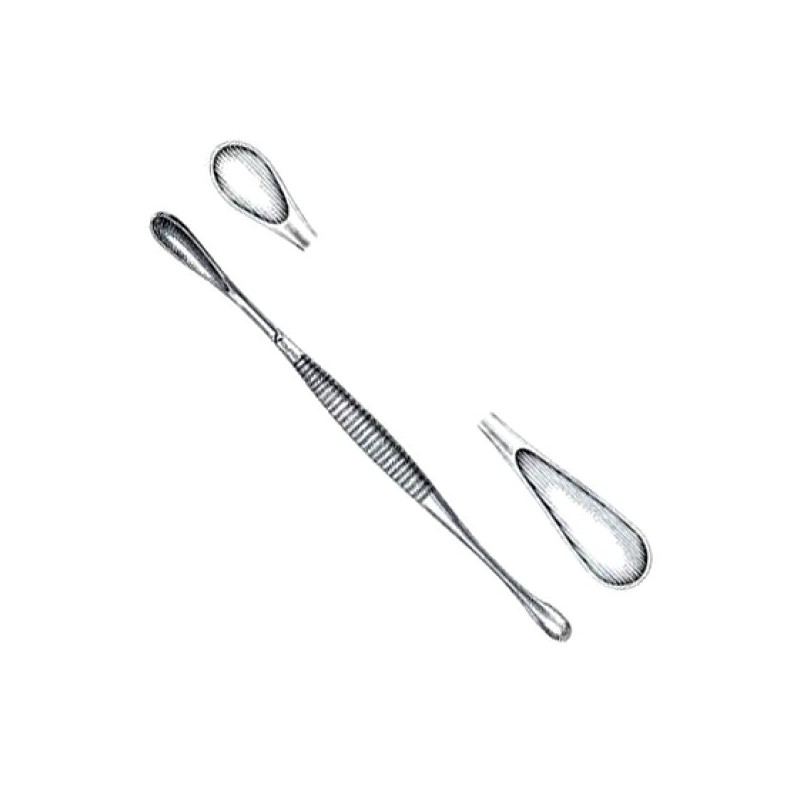 CUCHARILLA HUESO VOLKMAN 12.7CM AC INOX