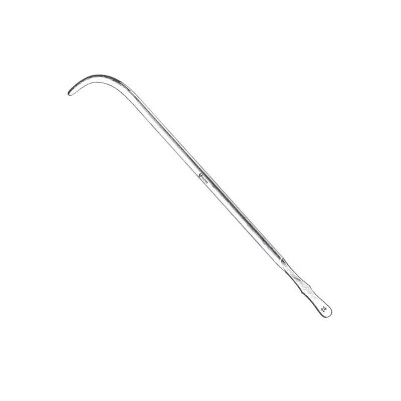 Dilatadores uterinos Hegar, doble extremo, 19.1 cm., juego de 8 piezas, Diámetros de 1 mm. a 16 mm. Acero Inoxidable.