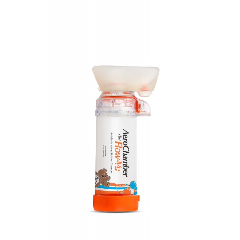 <p>Cámara transparente de 149 ml y de uso personal, creada para fácilitar la inhalación de medicamentos. No requiere de coordinación activa.</p>
<ul><li>Diseño óptimo para Inhaladores de dosis medida</li>
<li>Reduce la velocidad a la cual el aerosol es disparado</li>
<li>Trasforma las partículas de mayor a menor diámetro para incrementar el depósito pulmonar</li>
<li>Con válvulas inspiratoria y espiratoria de gran sensibilidad al flujo</li>
<li>Mascarilla de sello perfecto</li>
<li>Indicador de flujo inspiratorio ideal para facilitar el depósito del medicamento</li>
</ul><table cellpadding="0" cellspacing="0" style="width:500px;"><thead><tr><th scope="col">Modelo</th><th scope="col">Rango de Edad</th></tr></thead><tbody><tr><td>Lactante</td>
<td>Menor de 2 años</td>
</tr><tr><td>Infantil</td>
<td>Entre 2 y 10 años</td>
</tr><tr><td>Adulto Pequeño</td>
<td>Mayores a 6 años</td>
</tr><tr><td>Adulto</td>
<td>Mayor de 10 años</td>
</tr></tbody></table>