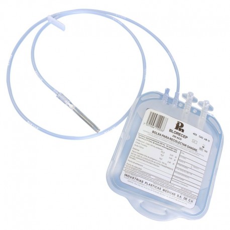 BOLSA P/SANGRE ACD 500ML BLORECEP