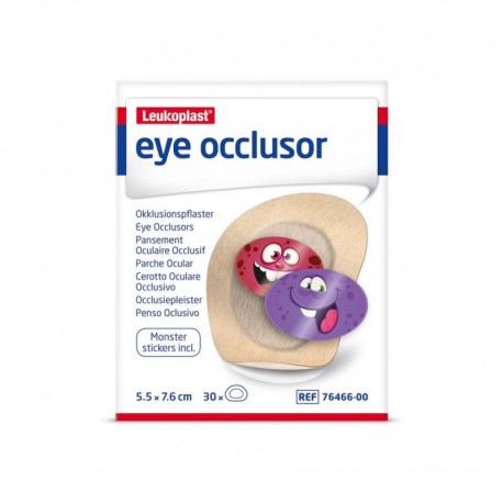 <p>Parches Oculares de sustrato no tejido de poliéster, elástico transversable, de color piel con adhesivo acrílico y una almohadilla sintética de oclusión ligera en el centro del lado revestido del apósito. Dispositivo desechable no eséril, precortado en formas ovaladas.</p>
<p>Destinado al uso profiláctico o terapéutico en caso de estrabismo o ambliopía. Los usuarios previstos son profesionales de la salud y pacientes capacitados o familiares capacitados. La duración de la aplicación es de hasta 30 dias. El adhesivo solo debe estar en contacto con piel sana.</p>
<ul><li>Almohadilla oscura que impide el paso de la luz.</li>
<li>Ideal para pieles sensibles.</li>
<li>Mantiene la integridad de la piel.</li>
<li>Gran comodidad de uso.</li>
<li>Totalmente oclusivo para asegurar una terapia completa.</li>
<li>Se puede usar en el ojo izquierdo o derecho.</li>
<li>Adhesión confiable.</li>
<li>No contiene látex.</li>
</ul>