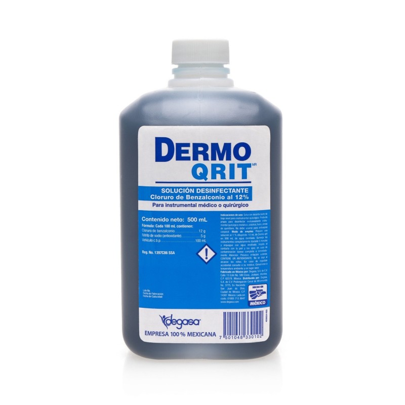 SOLUCION GERMICIDA DERMO QRIT 12% 500ML