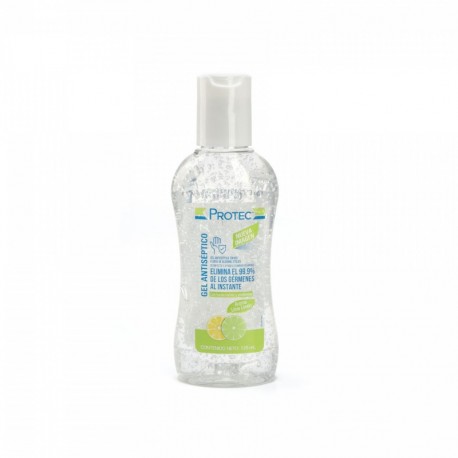 <p>Gel antiséptico transparente para manos, utilizado para sanitizar y desinfectar.</p>

<ul><li>Formulado a base de alcohol etílico, con un porcentaje de 75% v/v ± 5%; adicionado con humectantes y emolientes.</li>
	<li>Por su formulación, elimina los gérmenes que causan las enfermedades.</li>
	<li>Hipoalergénico.</li>
	<li>No requiere enjuague.</li>
	<li>Alcohol etílico 96° G.L.</li>
	<li>Aroma lima-limón.</li>
</ul>