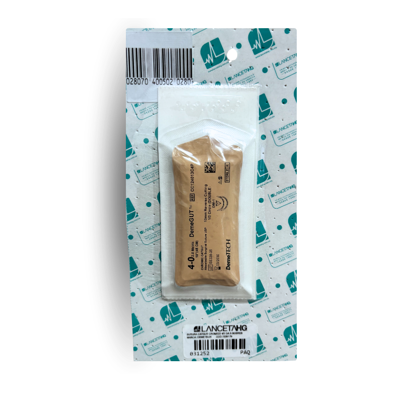 SUTURA CATGUT CROMICO 4/0 DA 3 SOBRES