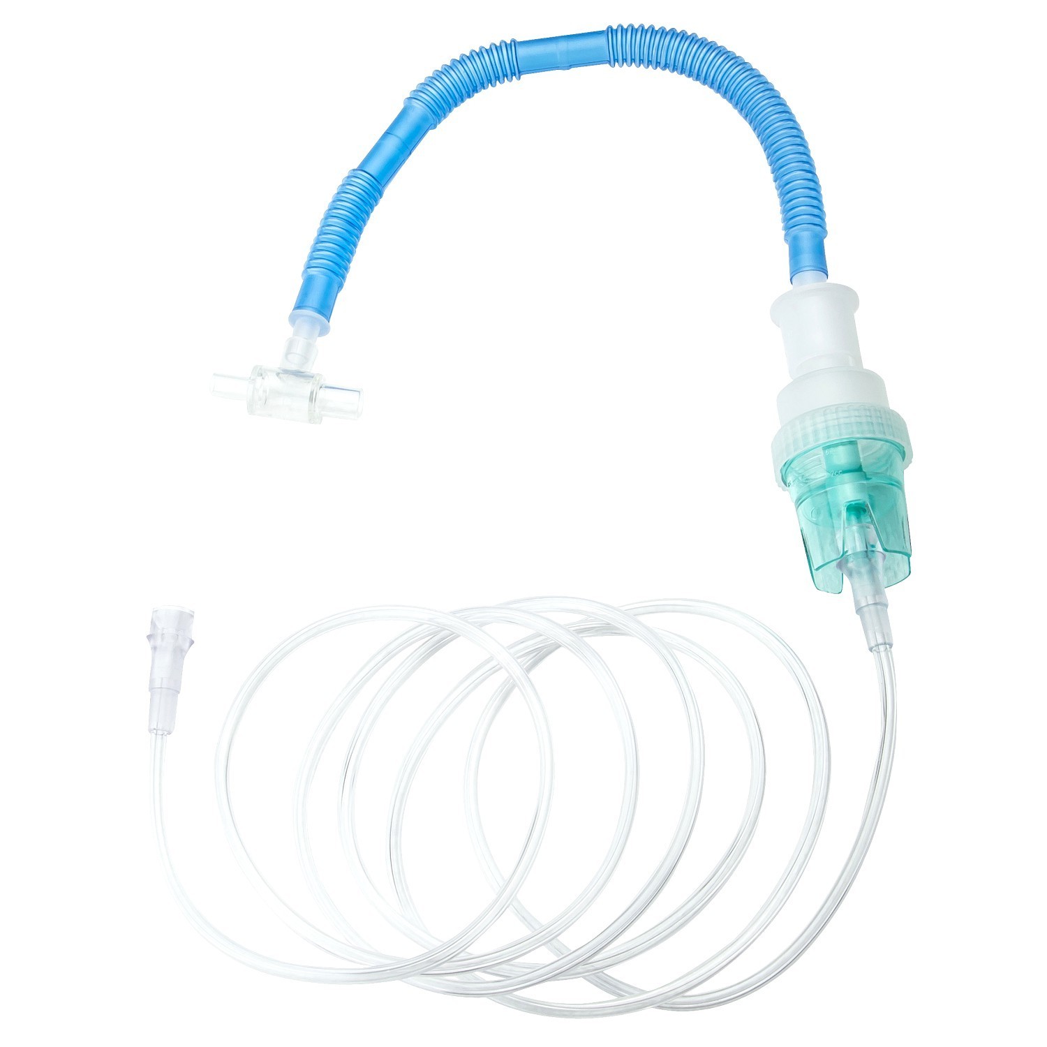 <ul><li>Micronebulizador neonatal.</li>
	<li>Tubería para oxígeno. </li>
	<li>Tubo corrugado de 10 mm Ø con 15 cm de longitud. </li>
	<li>Adaptador en “T”.</li>
</ul>