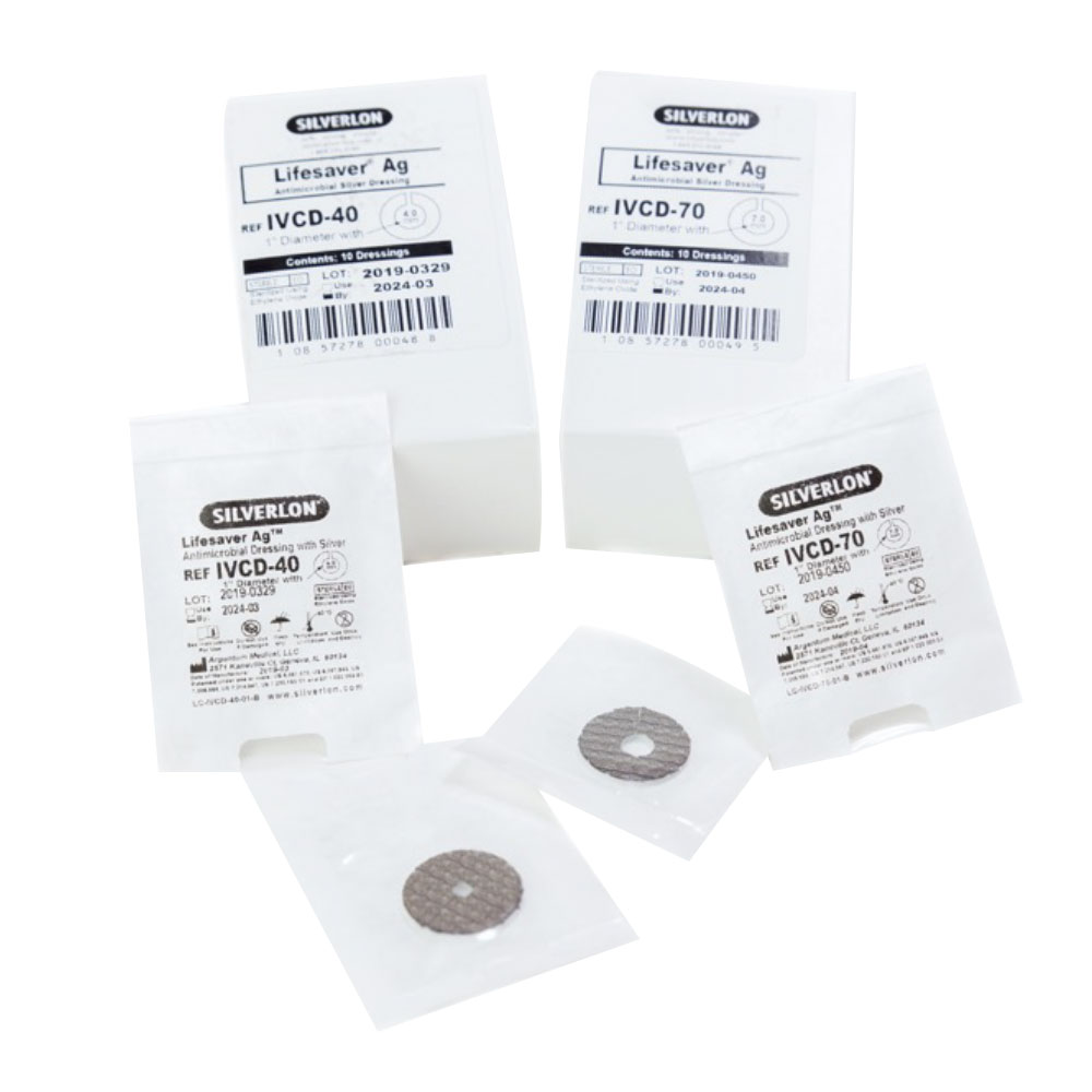 APOSITO ANTIMICROBIANO CIRCULAR DE PLATA 7.0 mm