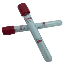 TUBO RECOLECTOR DE SANGRE CON ACTIVADOR 5ML ROJO 10 PZAS