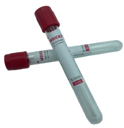 TUBO RECOLECTOR DE SANGRE CON ACTIVADOR 5ML ROJO 100 PZAS