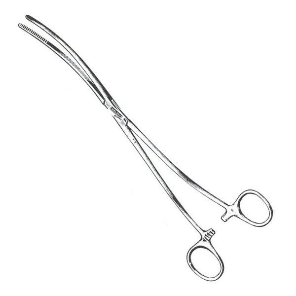 PINZA BOZEMAN RECTA 25CM AC INOX