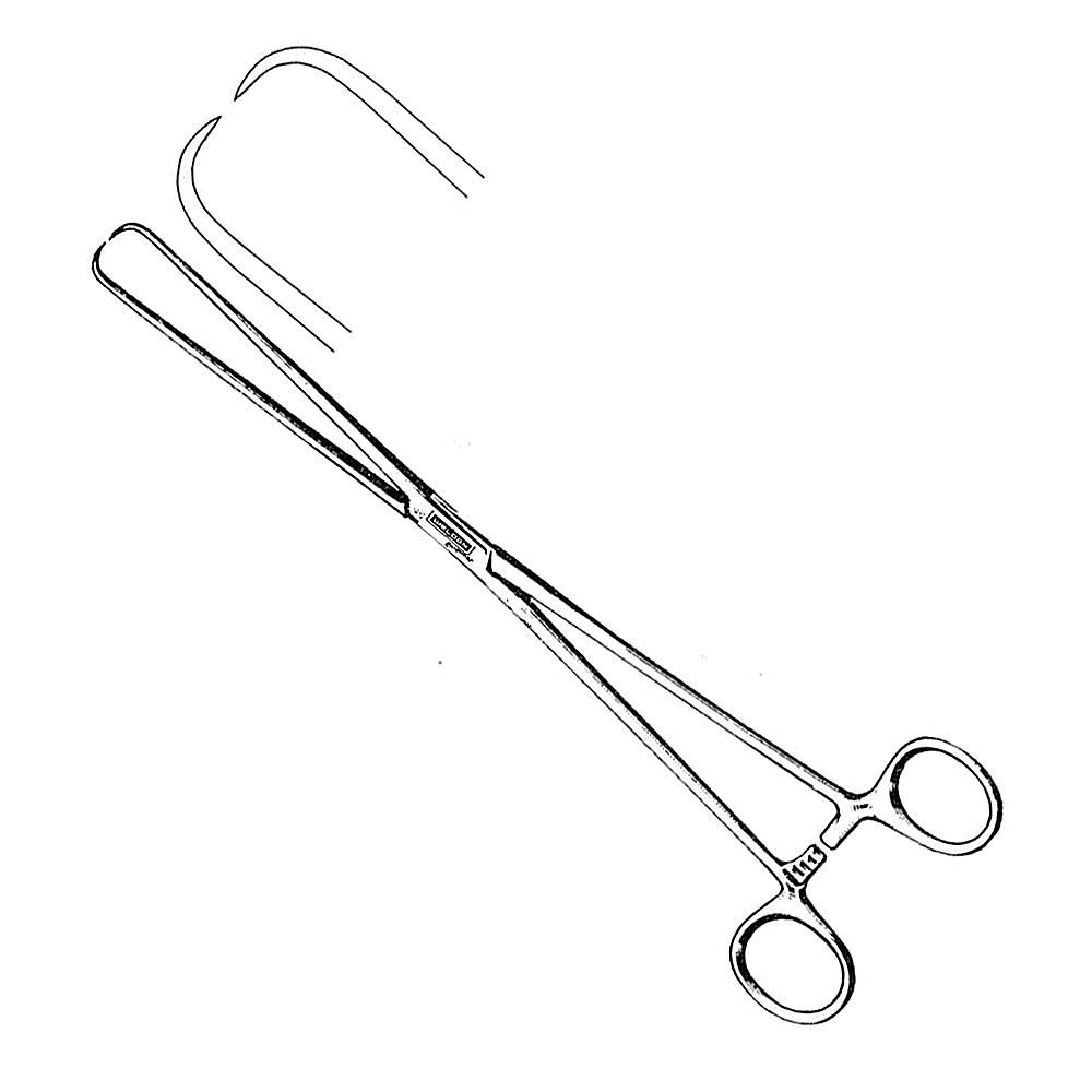 PINZA POZZI P/TENACULUM 25CM AC INOX