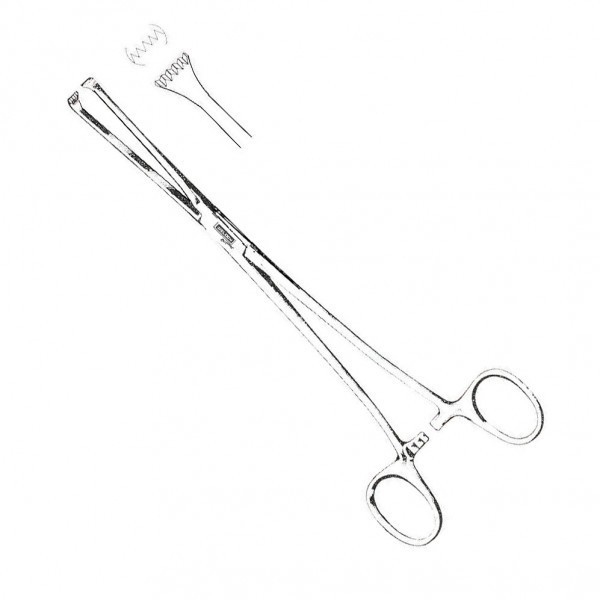 PINZA ALLIS P/TEJIDO 15CM AC INOX