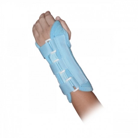 <p>Fabricado con el tejido transpirable para el descanso del brazo y con apoyo del pulgar.</p>
<p>Para uso en:</p>
<ul>
<li>Inmovilización después de la reparación  del brazo con apoyo del pulgar.</li>
<li>Dislocación/subluxación de hombro.</li>
</ul>