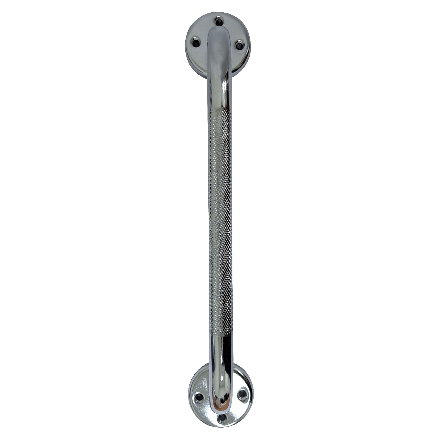 <ul>
<li>Fabricada en acero de alta resistencia con estructura cromada.</li>
<li>Tiene superficie estriada antiderrapante.</li>
<li>Puede instalarse en cualquier posición.</li>
<li>Incluye tornillos para su instalación.</li>
</ul>
