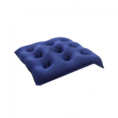 <p>Asiento fabricado de microperlas con forro de tela Lycra Spandex color azul rey, marino y negro.</p>

<ul><li><strong>Ayuda a reducir el dolor</strong> al estar sentado en una silla de ruedas por un tiempo prolongado.</li>
	<li><strong>Favorece al descanso</strong> proporciona confort.</li>
</ul>