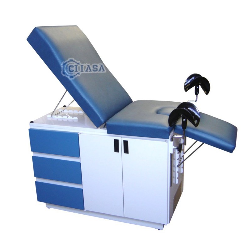 <ul><li>Con lo más novedoso en diseño, comodidad y funcionalidad en mesas de examen manuales.</li>
	<li>Esta mesa realmente le ofrece eficiencia en el cuidado de sus pacientes.</li>
	<li>Tres gavetas laterales para un óptimo manejo de los suministros.</li>
	<li>Cubierta renovada y de diseño ergonómico para mayor comodidad de los pacientes.</li>
	<li>Capacidad de soporte de peso adicional para soportar a los pacientes de mayor peso (227 kilos). Gavetas de una sola pieza sin uniones.</li>
	<li>Disponible en varios colores.</li>
</ul>