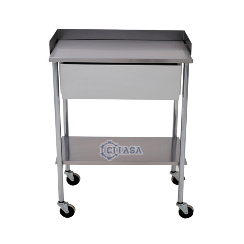 MESA PASTEUR CON CAJON AC INOX