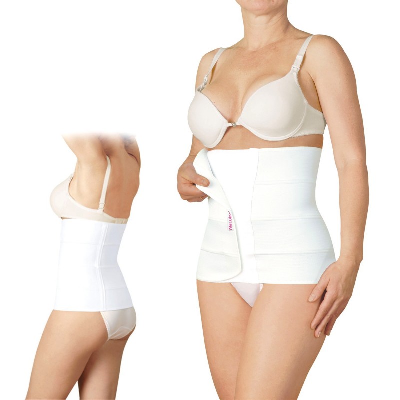 <p>Faja panty senos libres post-quirúrgica con refuerzo interno fusionado en abdomen para lograr una perfecta horma y compresión (tabla abdominal) y cierre lateral desprendible protegido con abrochadura.</p>
<ul>
<li>Tirantes ajustables.</li>
<li>Abrochadura en entrepierna en 3 posiciones.</li>
<li>Glúteos en lycra con pieza de refuerzo.</li>
</ul>
<p>Usos: Lipectomía, lipo abdomen, espalda, cadera y cintura.</p>