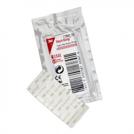 <p>Cintas adhesivas estériles no invasivas para complemento de sutura o cierre de heridas superficiales.</p>
<ul><li>Con respaldo de rayón poroso no tejido que permite la respiración de la piel</li>
	<li>Reforzadas con filamentos de poliéster que les proporcionan resistencia</li>
	<li>Cubiertas con un adhesivo hipoalergénico</li>
</ul>