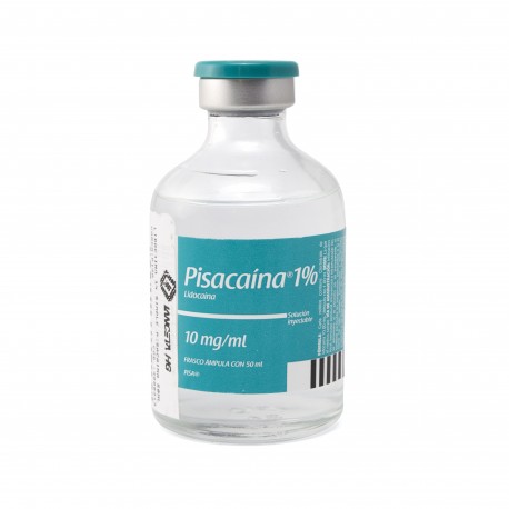 LIDOCAINA 1% SIMPLE PISACAINA 50ML