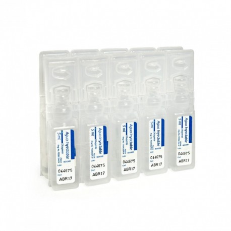 AGUA ESTERIL INYECTABLE  5ML  10 AMPOLLETAS