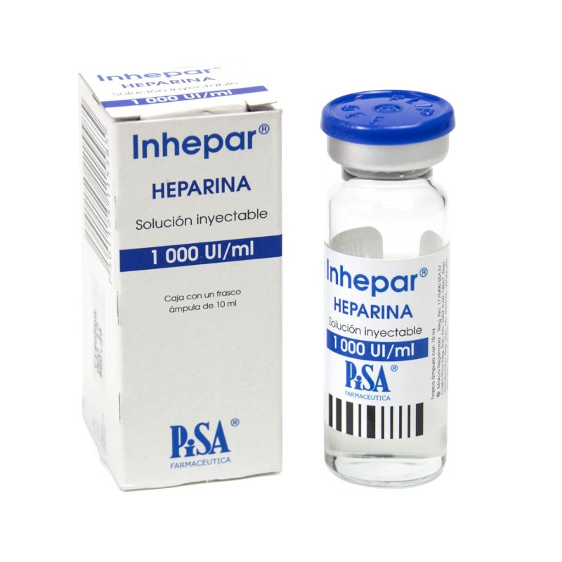 <p>Heparina 1000 U, 10 ml.</p>