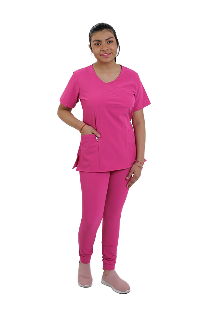 PIJAMA QUIRURGICA DAMA MEDIANA FIUSHA ANTIFLUIDOS