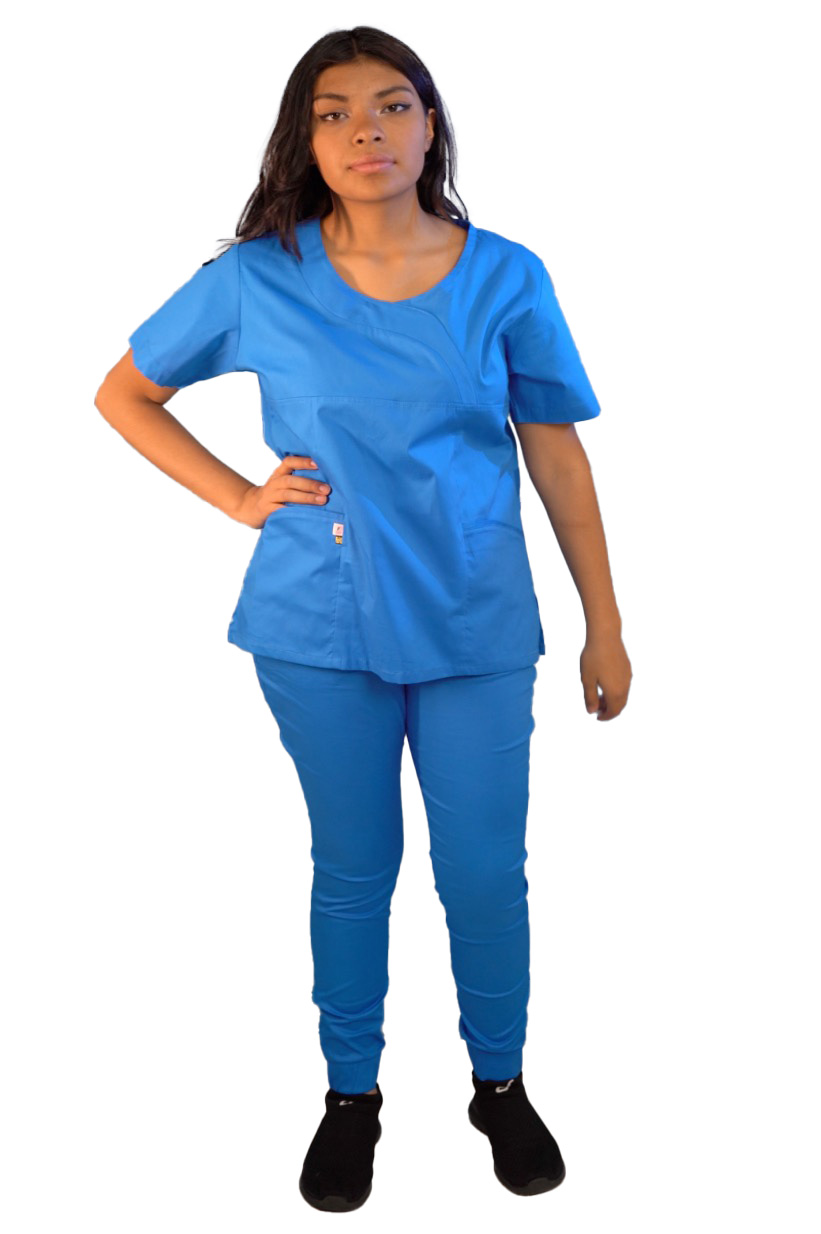 PIJAMA QUIRURGICA DAMA MEDIANA FRANCIA STRETCH