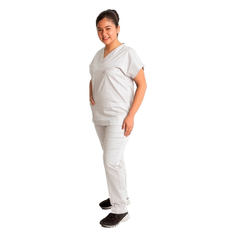 PIJAMA QUIRURGICA DAMA BLANCO EXTRA GRANDE
