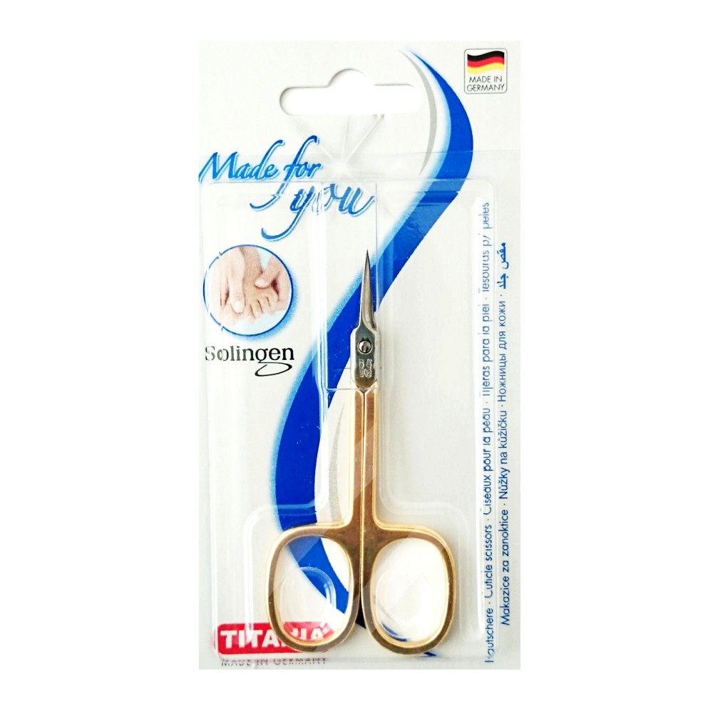 <p>Tijeras de calidad para manicure con un afilado exacto garantizan un corte limpio y regular de cutícula.</p>