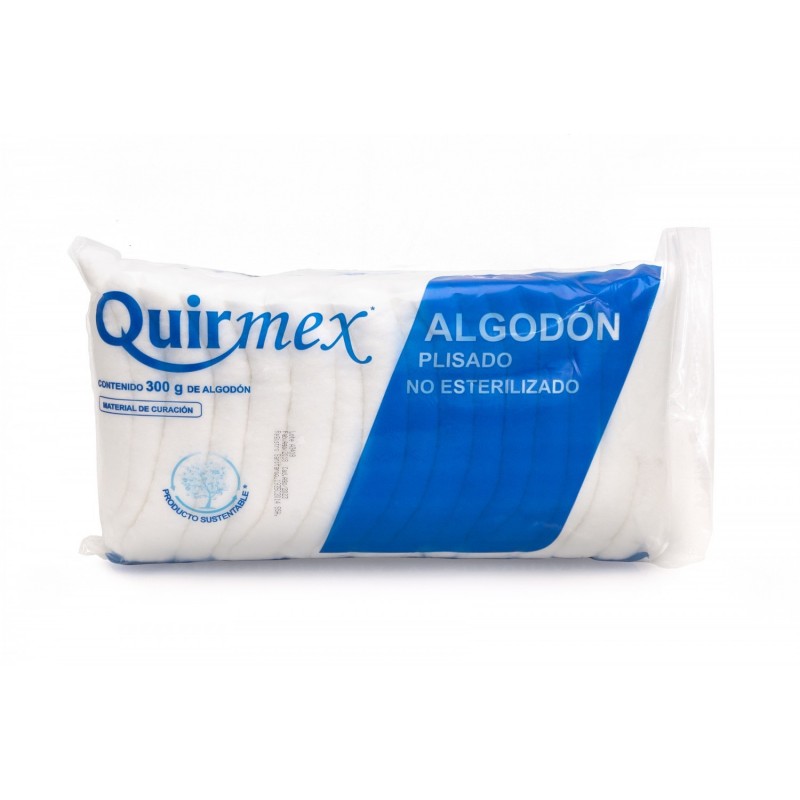 <p>Algodón absorbente formado por capas continuas de filamentos blancos, finos y suaves en forma de capas unidireccionales. El algodón en laminas debe estar conformado de material descrudado y blanqueado y totalmente libre de impurezas.</p>

<ul><li>100% algodón.</li>
	<li>No esteril.</li>
</ul>