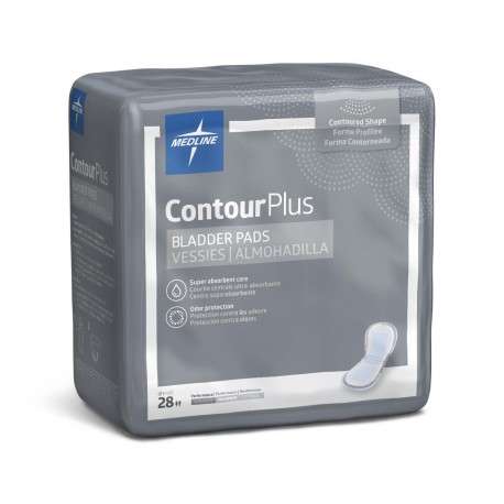 PROTECTOR CONTROL VEJIGA CONTOUR PLUS 15.2 X 33.7 CM 28 PZAS