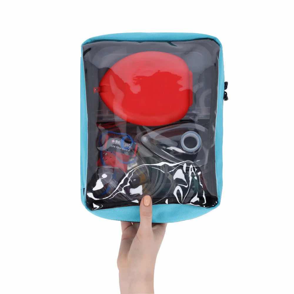 ESTUCHE ORGANIZADOR P/BOTIQUIN PRIMEROS AUX AZUL