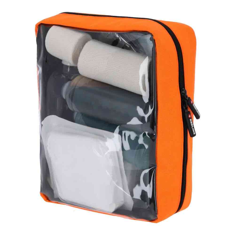 ESTUCHE ORGANIZADOR P/BOTIQUIN PRIMEROS AUX NARANJA