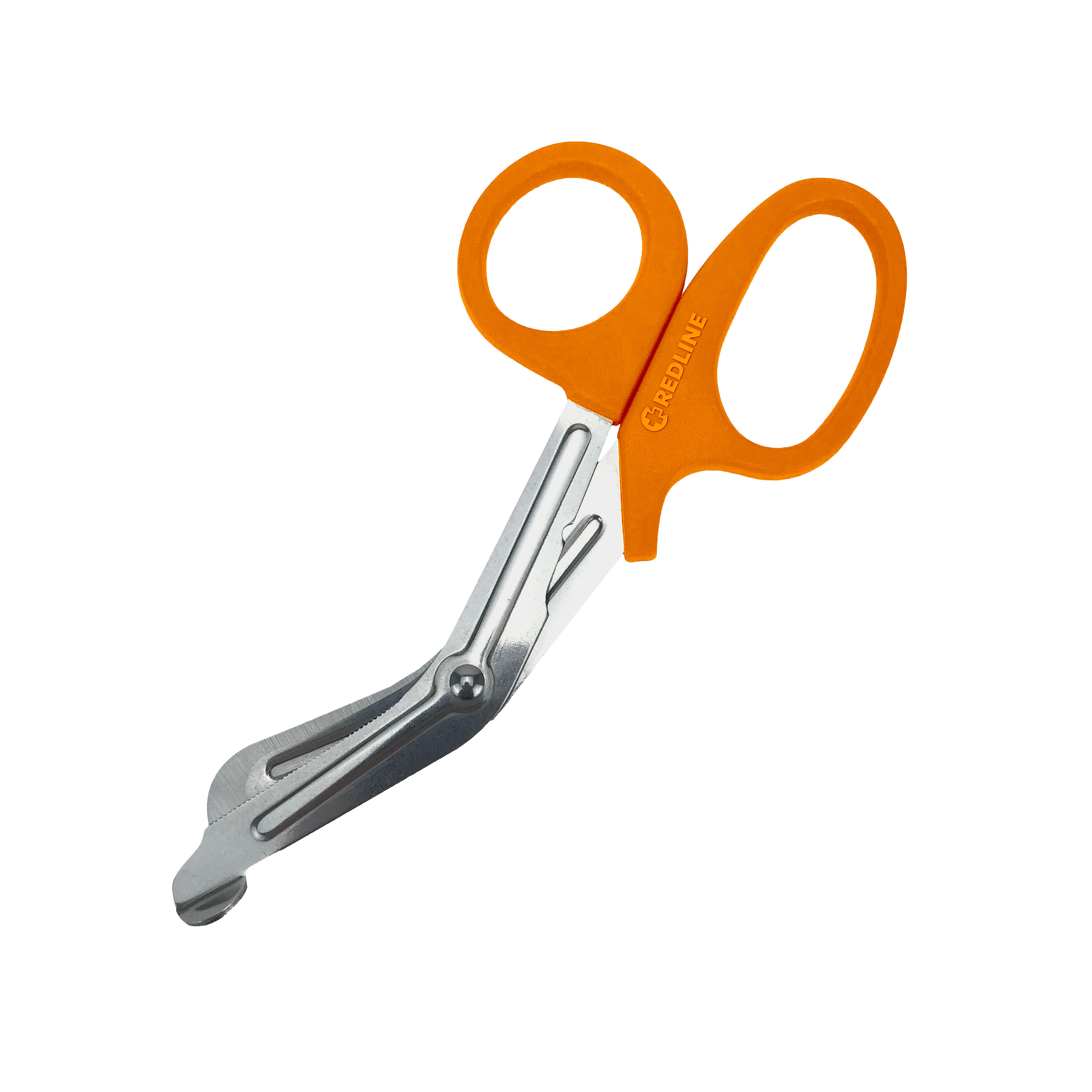 <p>Las tijeras para trabajo pesado Redline&reg; RL-BSS01 son ampliamente utilizadas por profesionales de la salud para cortar calzado, cinturones y todo tipo de telas de los pacientes tras sufrir alg&uacute;n trauma. Est&aacute;n especialmente dise&ntilde;adas para profesionales m&eacute;dicos y personal de rescate; Bomberos, param&eacute;dicos, m&eacute;dicos y enfermeras.</p>

<p>Fabricada con hojas de acero inoxidable quir&uacute;rgico de alta calidad, anillos de polipropileno contorneado de alto impacto y un remache extra grande que garantiza gran durabilidad y resistencia.</p>

<p>Las tijeras para trabajo pesado Redline&reg; RL-BSS01 miden 18 cm y cuentan con gran capacidad de corte, gracias a la hoja inferior que cuenta con estr&iacute;as fresadas dise&ntilde;adas para proporcionar mayor fuerza y un corte preciso incluso en el material m&aacute;s resistente, corta sin esfuerzo mezclilla, nylon, poli&eacute;ster, lona, venda, gasa, cinta deportiva, cinta adhesiva, cart&oacute;n y mucho m&aacute;s.</p>

<p>El &aacute;ngulo de las hojas y la textura de sus anillos de polipropileno contorneado de alto impacto proporcionan un agarre suave, m&aacute;ximo control y comodidad en el corte plano.</p>

<p>Las tijeras para trabajo pesado Redline&reg; RL-BSS01 cuentan con punta roma de seguridad, dise&ntilde;ada especialmente para guiar el corte y proteger al paciente de cortes accidentales.</p>