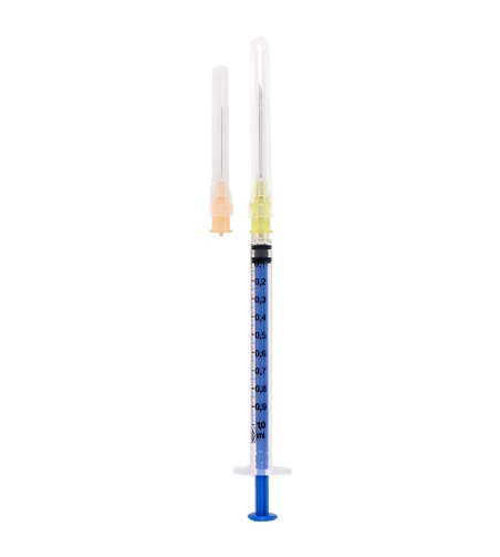 JERINGA ESTERIL DESECHABLE BAJO ESPACIO MUERTO 1ML 25PZA