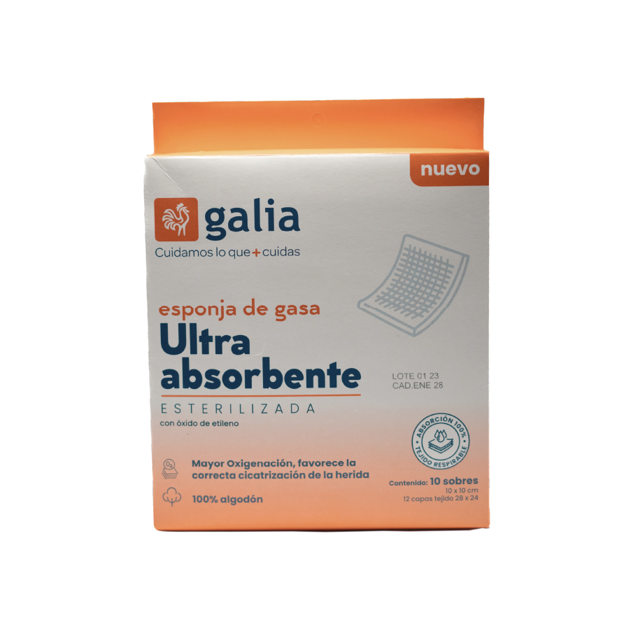 ESPONJA DE GASA ULTRA ABSORBENTE