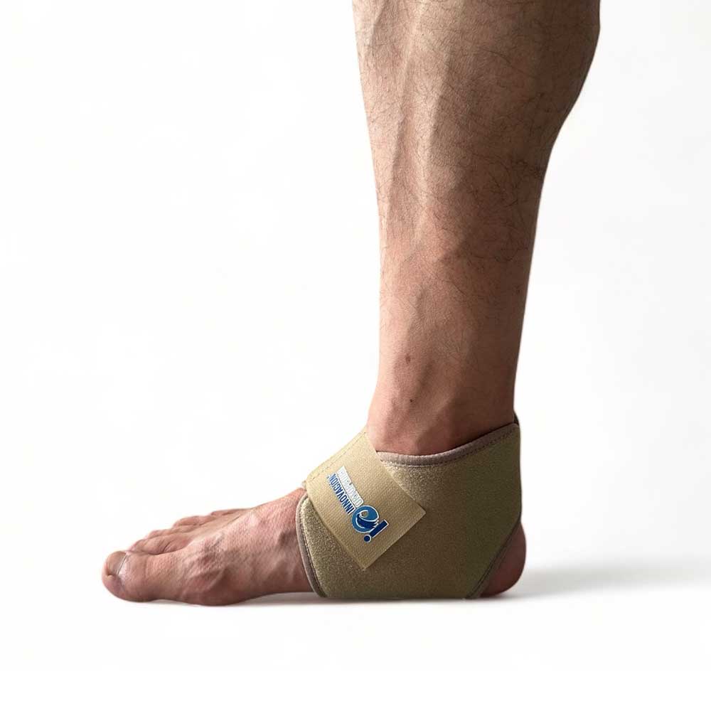 TOBILLERA BASICA ABIERTA MEDIANA BEIGE