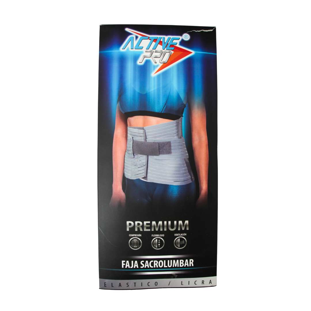 FAJA SACRO LUMBAR VARILLA X-GRANDE GRIS