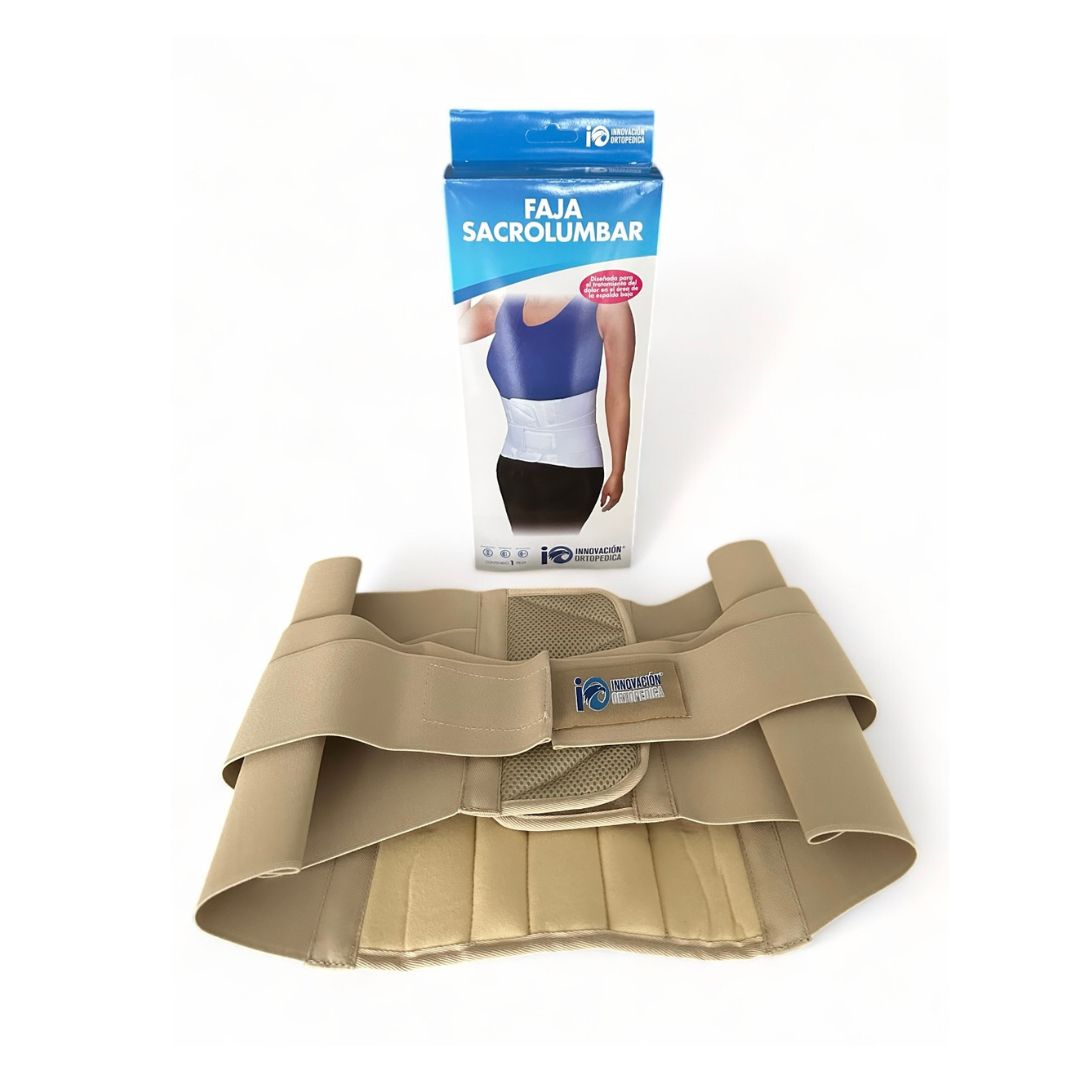 FAJA SACRO LUMBAR ELASTICA BEIGE X-GRANDE