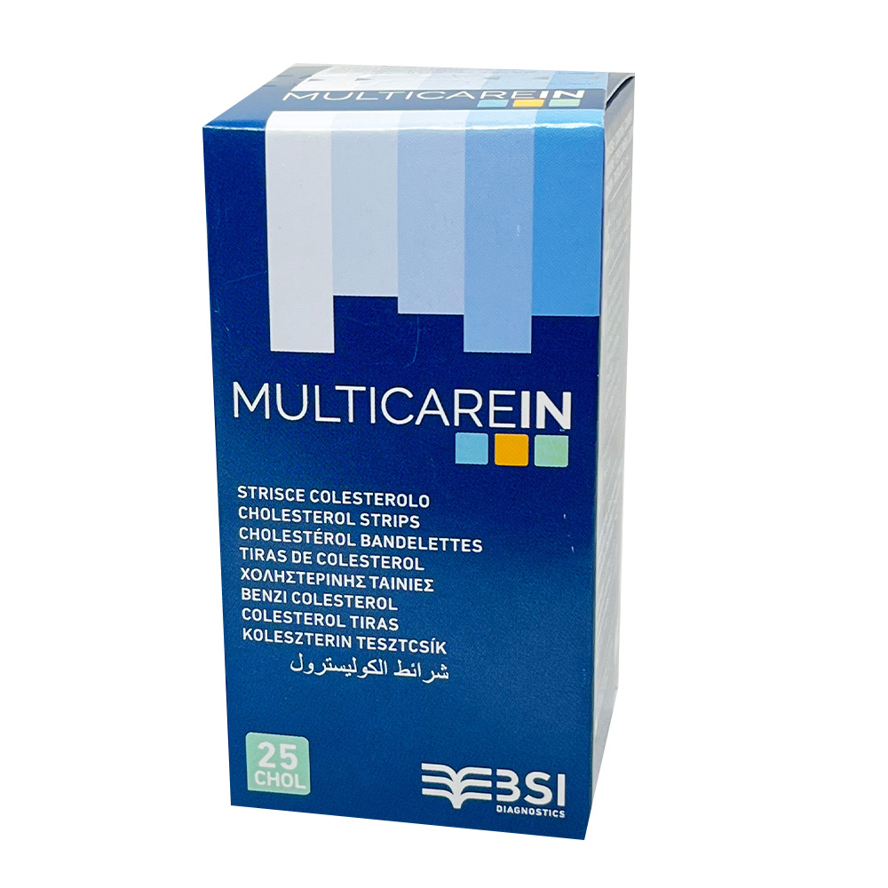 TIRAS REACTIVAS PARA MEDICION DE COLESTEROL